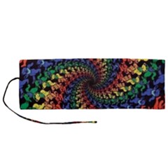 Deadhead Bears Band  Colorsdead Head Grateful Dead Pattern Roll Up Canvas Pencil Holder (m)