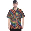 Deadhead Bears Band  Colorsdead Head Grateful Dead Pattern Men s Hawaii Shirt View1