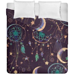 Bohemian  Stars, Moons, And Dreamcatchers Duvet Cover Double Side (california King Size) by HWDesign