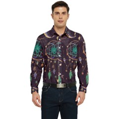 Bohemian  Stars, Moons, And Dreamcatchers Men s Long Sleeve  Shirt