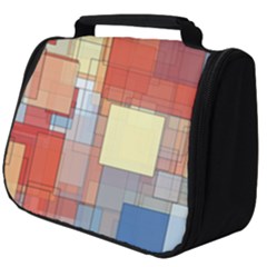 Art Abstract Rectangle Square Full Print Travel Pouch (big)