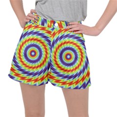 Mandala Kaleidoscope Background Ripstop Shorts by Ravend