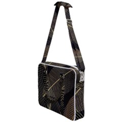 Leaves Nature Art Design Pattern Cross Body Office Bag