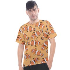 Fish Clownfish Orange Background Men s Sport Top