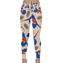 Bird Animals Parrot Pattern Lightweight Velour Classic Yoga Leggings