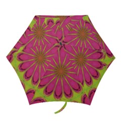 Floral Art Design Pattern Mini Folding Umbrellas by Ravend