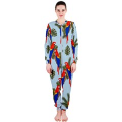 Birds Animals Nature Background Onepiece Jumpsuit (ladies)