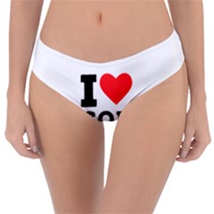 I Love God Reversible Classic Bikini Bottoms by ilovewhateva