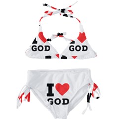 I Love God Kids  Classic Bikini Set by ilovewhateva