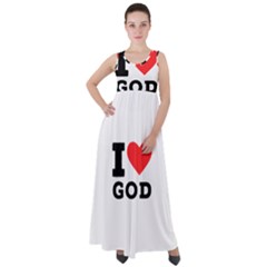 I Love God Empire Waist Velour Maxi Dress by ilovewhateva