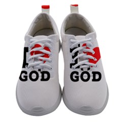 I love god Women Athletic Shoes