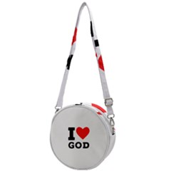 I Love God Crossbody Circle Bag by ilovewhateva