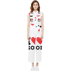 I Love God Women s Frill Top Chiffon Jumpsuit by ilovewhateva