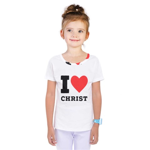 I Love Christ Kids  One Piece Tee by ilovewhateva