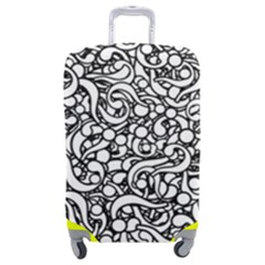 Question Mark Typographic Motif Random Pattern Luggage Cover (medium) by dflcprintsclothing