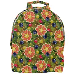 Fruits Star Blueberry Cherry Leaf Mini Full Print Backpack by Pakemis