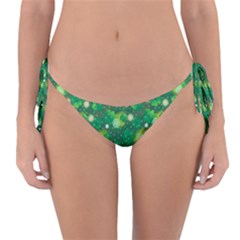 Leaf Clover Star Glitter Seamless Reversible Bikini Bottoms