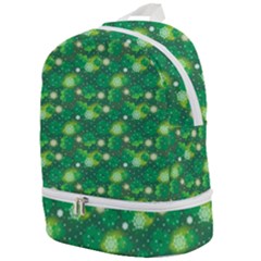 Leaf Clover Star Glitter Seamless Zip Bottom Backpack