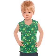 Leaf Clover Star Glitter Seamless Kids  Sport Tank Top