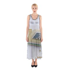 Technics Design Element Set Pattern Graphic Symbol Sleeveless Maxi Dress by danenraven