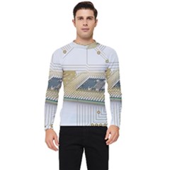 Technics Design Element Set Pattern Graphic Symbol Men s Long Sleeve Rash Guard by danenraven