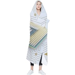 Technics Design Element Set Pattern Graphic Symbol Wearable Blanket by danenraven