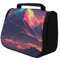 Mountain Sky Color Colorful Night Full Print Travel Pouch (big)