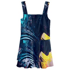 Who Sample Robot Prettyblood Kids  Layered Skirt Swimsuit