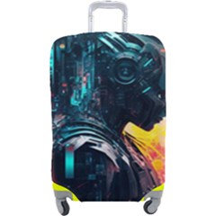 Who Sample Robot Prettyblood Luggage Cover (large) by Ravend