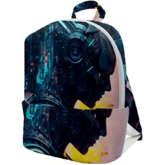 Who Sample Robot Prettyblood Zip Up Backpack by Ravend