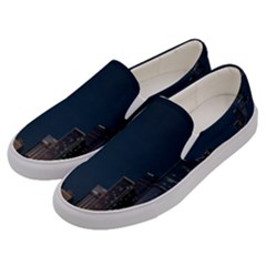 Skyline Brisbane Sunset Downtown Men s Canvas Slip Ons by Ravend