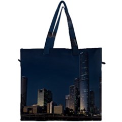 Skyline Brisbane Sunset Downtown Canvas Travel Bag