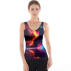 Mountain Color Colorful Love Art Tank Top