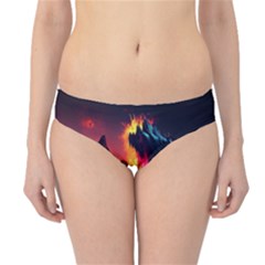 Mountain Color Colorful Love Art Hipster Bikini Bottoms