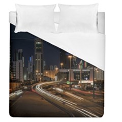 Skyscrapers Buildings Skyline Duvet Cover (queen Size)