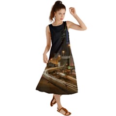 Skyscrapers Buildings Skyline Summer Maxi Dress