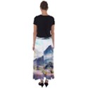 Countryside Trees Grass Mountain Flared Maxi Skirt View2