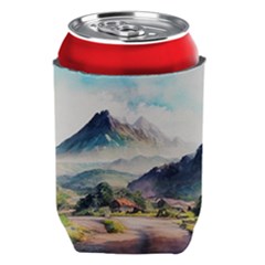 Countryside Trees Grass Mountain Can Holder