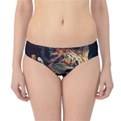 Leopard Feline Artwork Art Fantasy Hipster Bikini Bottoms