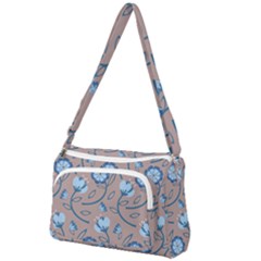 Flower Front Pocket Crossbody Bag