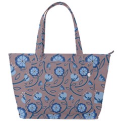 Flower Back Pocket Shoulder Bag 