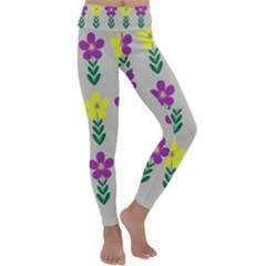 Pattern Flowers Art Creativity Kids  Lightweight Velour Classic Yoga Leggings by Uceng