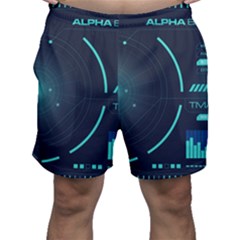 Sci Fi Computer Screen Men s Shorts by Uceng