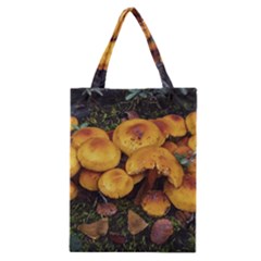 Orange Mushrooms In Patagonia Forest, Ushuaia, Argentina Classic Tote Bag by dflcprintsclothing
