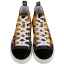 Orange Mushrooms In Patagonia Forest, Ushuaia, Argentina Men s Mid-Top Canvas Sneakers View1