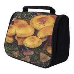 Orange Mushrooms In Patagonia Forest, Ushuaia, Argentina Full Print Travel Pouch (small) by dflcprintsclothing