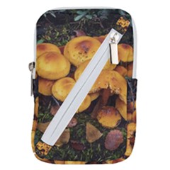 Orange Mushrooms In Patagonia Forest, Ushuaia, Argentina Belt Pouch Bag (large) by dflcprintsclothing