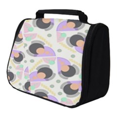 Pattern Pastel Drawing Art Full Print Travel Pouch (Small)