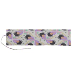 Pattern Pastel Drawing Art Roll Up Canvas Pencil Holder (l) by Uceng