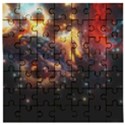 Nebula Galaxy Stars Astronomy Wooden Puzzle Square View1